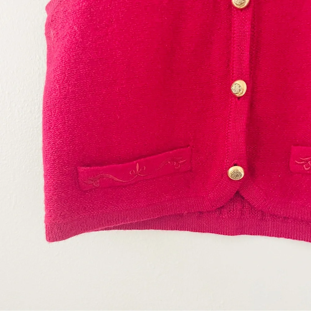 Pendleton Vintage Wool Red Vest